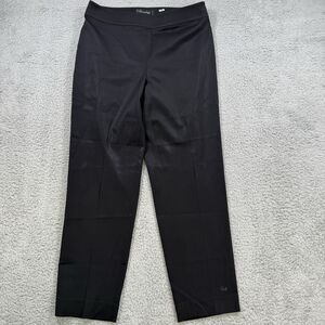 St. John Dress Pants Womens Size 6 Black Wool Straight‎ Leg Office Work